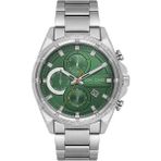 Tom Jones Oval Tachymeter Bezel Erkek Kol Saati - Yeşil