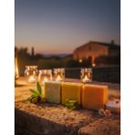 Tom & Olivia ( Kese Hediyeli ) 3’lü Sabun Seti Arındırıcı Onarım & Saç ve Cilt Bakımı Defne • Aloe Vera • Keçi Sütü