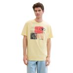 Tom Tailor 1031006 34585 Açık Sarı Erkek T-shirt