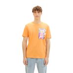 Tom Tailor 34446 Denim Mandalina Soluk Turuncu Erkek T-shirt