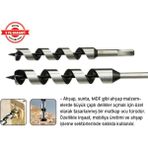 Tomax Ağaç Delme Matkap Ucu Kısa 24 x 200 mm Hex - Gri