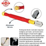Tomax Alüminyum Gazlı Cam Kesme Elması 180 mm - Siyah