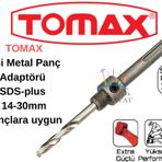 Tomax Bi-Metal Panç SDS Plus 14-30 mm Adaptörü