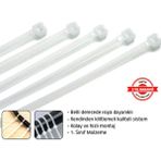Tomax Plastik Kilitli Kelepçe 10X1000 mm Beyaz