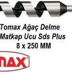Tomax Sds Plus 8x250 mm Ağaç Delme Matkap Ucu