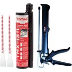 Tomax TMX-1311 Epoksi Kimyasal Dübel 345 Ml+ Sert Plastik Tabancası