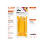 TOMBİ-X Seti 8'li Kil Şekillendirici Şeker Hamuru Şekillendirme Çikolata Modelleme Pasta Figür Çiçek Yapma Seti