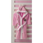 Tombik Baby %100 Pamuk Pembe Çocuk Bornozu (6-7 Yaş)