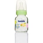 Tombik Cam Biberon 100 Ml Şaşkın Hayvan-Açık Yeşil