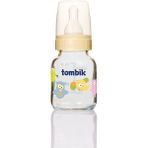 Tombik Cam Biberon 100 Ml Şaşkın Hayvan-Ekru