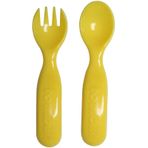 Tombik Kaşık & Çatal Seti / Sarı