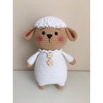 Tombik Kuzu Amigurumi Organik Oyuncak