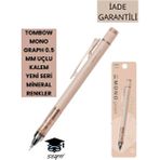 Tombow 0.5 mm Uçlu Kalem Bej Renkli Okul ve Ofis İçin Uzun Ömürlü Mekanizma 2025 Serisi