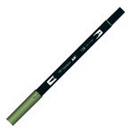 Tombow 158 Dark Olive AB-T Dual Brush Grafik Kalemi