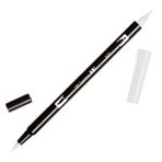 Tombow 56645 Dual Brush Pen, N00 – Renksiz mikser, 1 adet karıştırılabilir, fırça ve ince uç