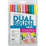 Tombow : Ab-T Dual Brush Pen Grafik Kalem Seti : Kutlama Renkleri (10 Renk)