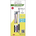 Tombow Sh-300 Beyaz 0,7 mm Kurşun Kalem Okul Seti
