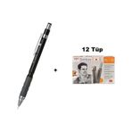 Tombow Uçlu Kalem Sh-300 Grip Siyah 0.5 Mm + 12 Tüp Tombow 0.5mm