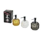 TOMBUL YUVARLAK - PRİZMA ŞEFFAF - RENKLİ AKRİLİK - MİKA KRİSTAL SIVI SABUNLUK 180ML (4887)