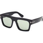 Tomford Güneş Gözlüğü Fausto TF711 01N 53-20 (Photochromic) / Unisex Güneş Gözlüğü - Siyah
