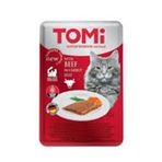 Tomi 100 Gr Kedi Dana Eti Ve Havuç Tahılsız Kıyılmış Pouch Mama