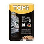 Tomi 100 gr Kümes Hayvanı & Tavşan Pouch Kedi Mama
