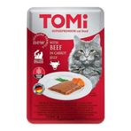 Tomi 100 gr Pouch Pate Dana Eti Ve Havuç Tahılsız Kedi Yaş Maması