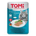 Tomi 100 gr Pouch Pate Somon ve Yumurta Tahılsız Kedi Yaş Maması
