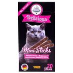 Tomi 20x2 gr 40 gr Sosisli Kedi Mini Stick