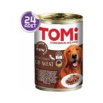 Tomi 5 400 gr 24 Adet Çesit Kırmızı Etli Köpek Konservesi