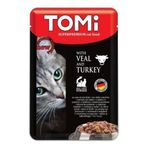 Tomi Dana ve Hindi Etli Pouch Yetişkin Özel 100 gr Kedi Yaş Maması