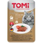 Tomi Domatesli Jöle İçerisinde Tavuklu Tahılsız 100 gr Kedi Konserve Pouch