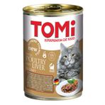 Tomi Kaz ve Ciğerli 6x400 gr Kedi Konserve