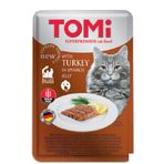 Tomi Pate Hindili ve Ispanaklı 100 gr Yetişkin Kedi Konservesi