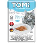 Tomi Pouch Somon ve Yumurta Tahılsız 85 gr Kısırlaştırılmış Kedi Mama
