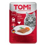 Tomi Sığır Etli ve Havuçlu Tahılsız Pouch Yetişkin 100 gr Kedi Maması