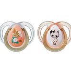 Tommee Tippee 2'li 0-6 Ay Kız Ortodondik Moda Emzik