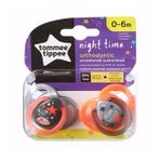 Tommee Tippee 2'li 0-6 Ay Ortodontik Gece Emziği