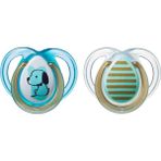 Tommee Tippee Moda Emzik Erkek 0-6 Ay + Emzik Askısı - 0 - 6 Ay - Şeffaf