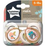 Tommee Tippee Moda Emzik Kız 6-18 Ay + Emzik Askısı - Gri - 0 - 1 Yaş