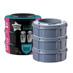 Tommee Tippee Twist & Click 3'lü Çöp Poşeti Yedek Kartuş