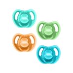 Tommee Tippee Ultra Hafif Silikon Emzik, Simetrik Tek Parça Tasarım, BPA İçermeyen Silikon Binkies, 18-36 ay, 4'lü Emzik Paketi