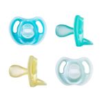 Tommee Tippee Ultra Hafif Silikon Emzik, Simetrik Tek Parça Tasarım, BPA İçermeyen Silikon Binkies, 6-18 m, 2-Adet