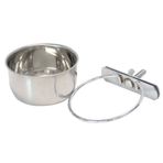 Tommy 10 Oz Vidalı Çelik Köpek Kafes Yemliği