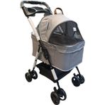 Tommy 65x45x95 cm Gri Max 15 kg Evcil Hayvan Arabası