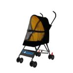 Tommy 76.5x44x99 cm Siyah Max 15 kg Evcil Hayvan Arabası