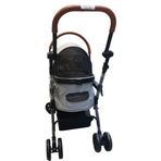 Tommy 76.5x48x99 cm Gri Max 15 kg Evcil Hayvan Arabası
