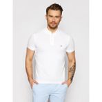 Tommy Erkek Polo Yaka Pike T-Shirt - Beyaz - 2XL