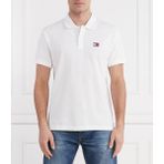 Tommy Erkek Polot-Shirt Pike Kumaş Regularfit - Beyaz - XL