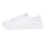 Tommy Hilfiger% 100 Deri Logolu Sneaker Ayakkabı Bayan AYAKKABI FW0FW08642 YBS